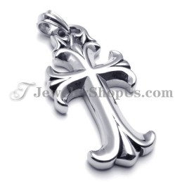 Pingente Clássico De Cruz De Titânio