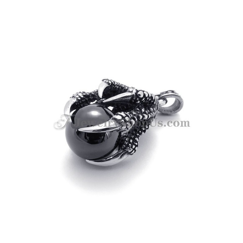 Pingente De Titânio Com Garra De Águia E Zircônia Pingente De Titânio Com Garra De Águia E Zircônia