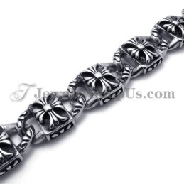 Pulseira Fashion Cross Titanium