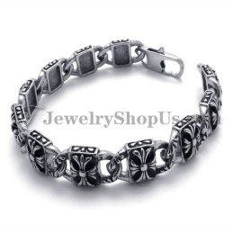 Pulseira Fashion Cross Titanium