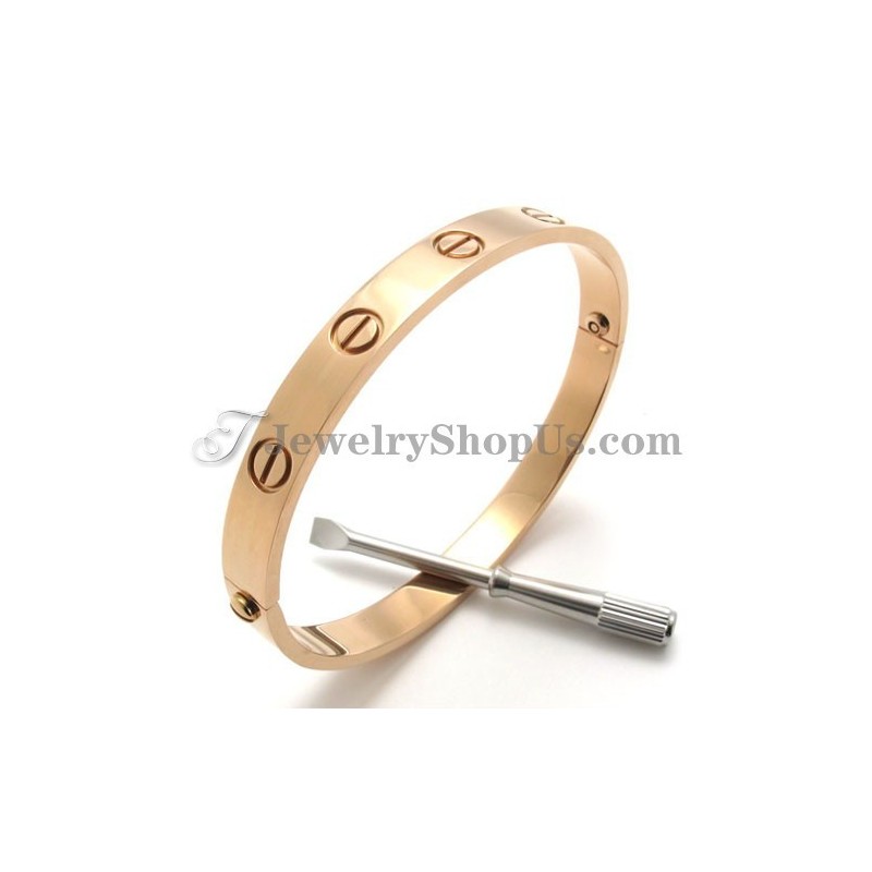 Linda Pulseira Masculina De Titânio Em Ouro Rosa Linda Pulseira Masculina De Titânio Em Ouro Rosa