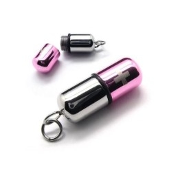 Colar Com Pingente De Cruz Em Titânio Puro E Prata Rosa