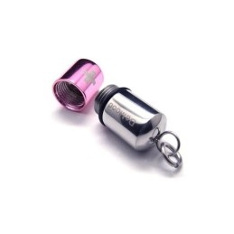 Colar Com Pingente De Cruz Em Titânio Puro E Prata Rosa