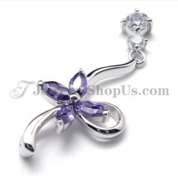 Pingente De Prata 925 Com Zircônia ( Galvanizada) Com Corrente Grátis