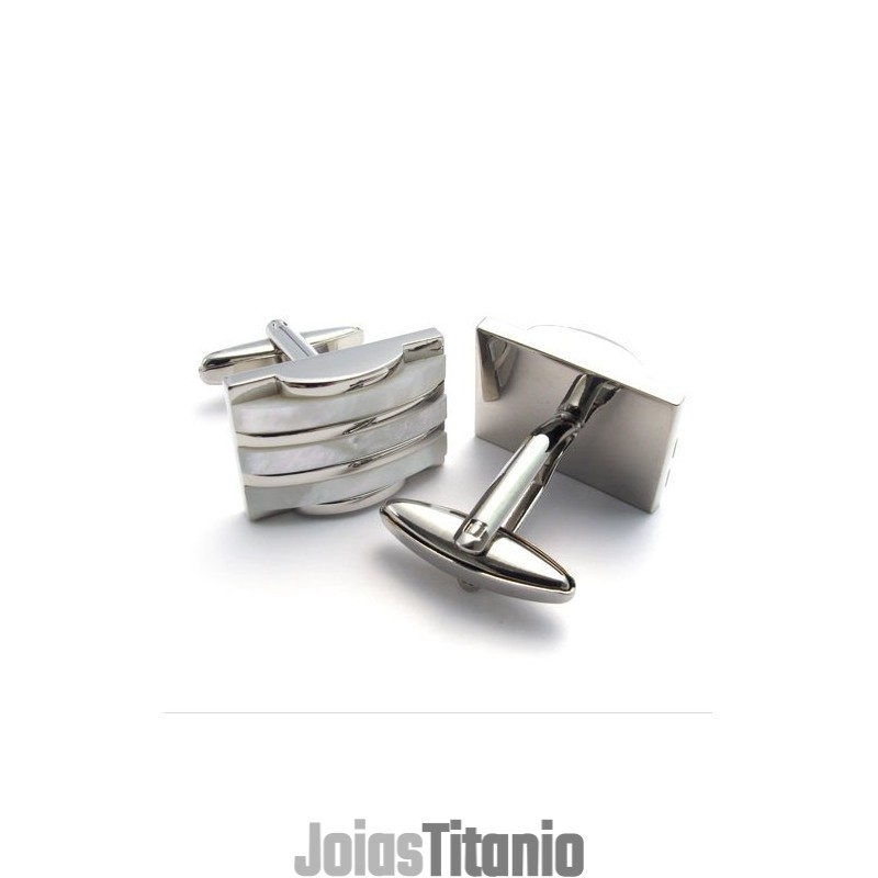 Abotoaduras De Titânio Cuproníquel Com Formato Elegante E Brilho De Qualidade Superior Abotoaduras De Titânio Cuproníquel Com Formato Elegante E Brilho De Qualidade Superior