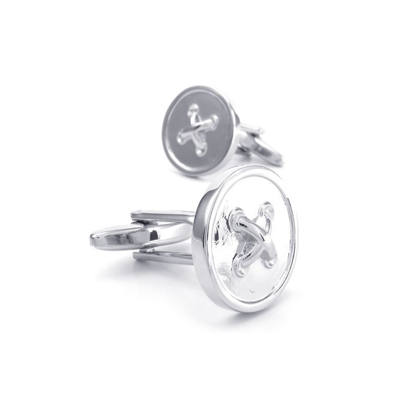 Construção Racional Brilho De Cor Abotoaduras De Titânio De Alta Qualidade