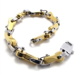 Conjunto De Joias De Titânio Com Design Moderno, Brilho De Cor E Qualidade Estável, Incluindo Colar E Pulseira