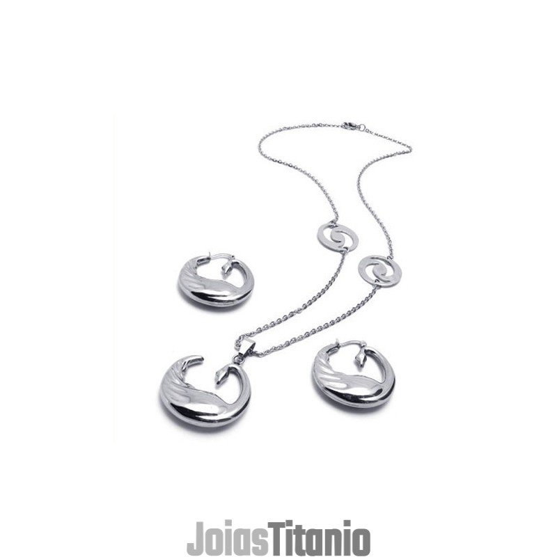 Conjunto De Joias De Titânio Com Formato Elegante, Cor Brilhante E Excelente Qualidade, Incluindo Colar, Pingente E Brinco Conjunto De Joias De Titânio Com Formato Elegante, Cor Brilhante E Excelente Qualidade, Incluindo Colar, Pingente E Brinco