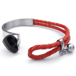 Pulseira De Couro De Titânio Com Design Bonito, Colorido E Confiável