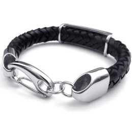 Pulseira De Couro De Titânio Com Design Hábil, Cores Delicadas E Qualidade Confiável