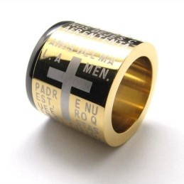 Colar Com Pingente De Cruz De Titânio Puro Masculino (Novo)