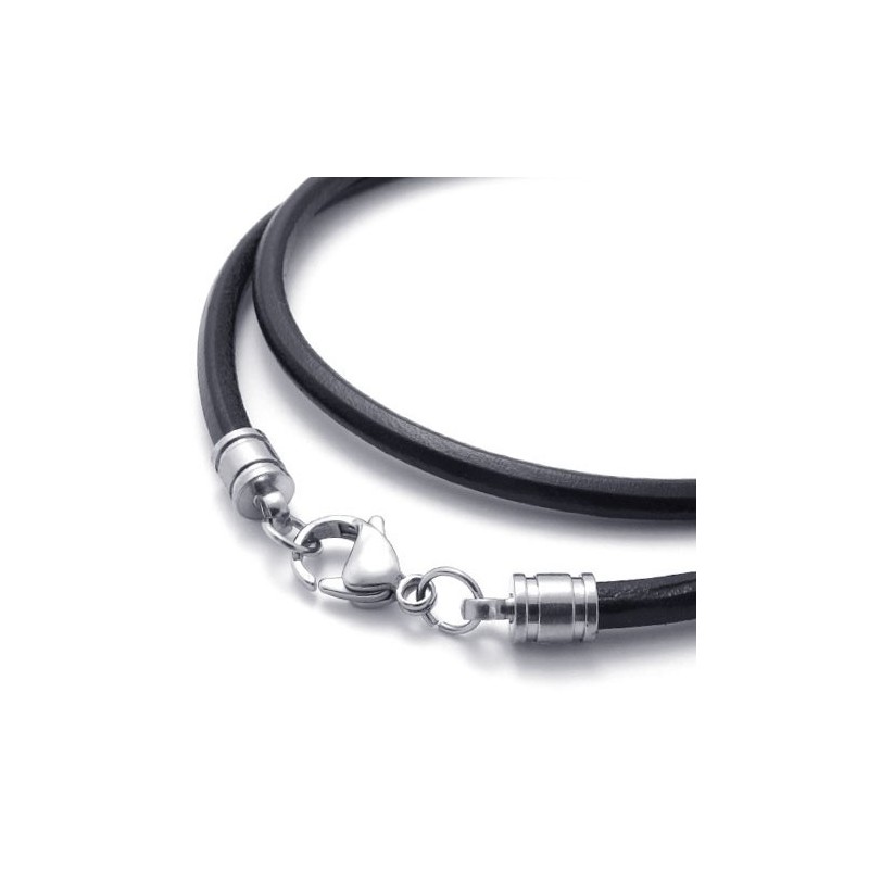 Colar De Couro De Titânio Com Design Profissional E Cores Delicadas, A Rainha Da Qualidade