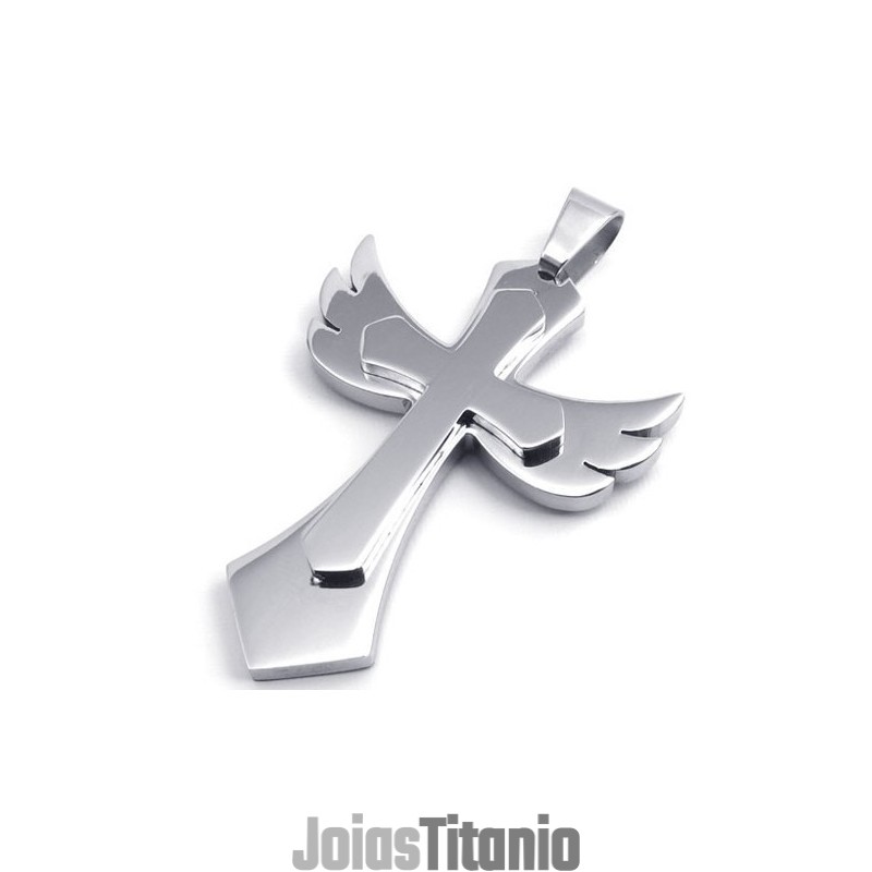 Pingente De Cruz De Titânio Com Formato Elegante, Cor Brilhante E Qualidade Confiável Pingente De Cruz De Titânio Com Formato Elegante, Cor Brilhante E Qualidade Confiável
