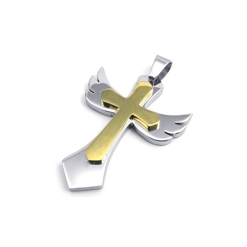 Pingente De Cruz De Titânio Finamente Processado, Lindo Em Cores E Qualidade Confiável