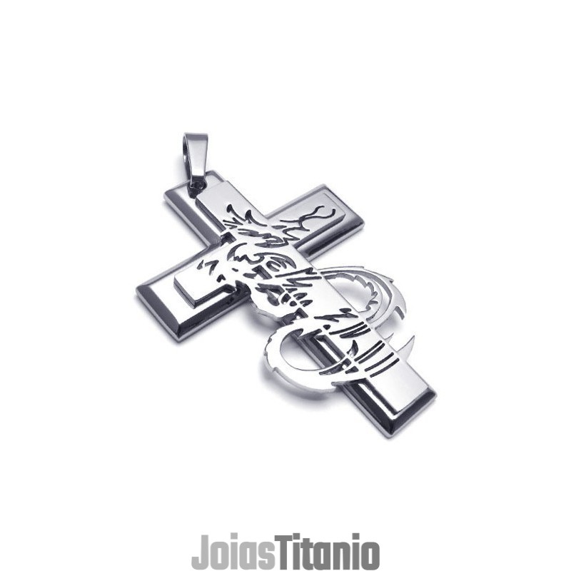 Design Moderno E Cores Brilhantes Para Ter Uma Longa História Pingente De Cruz De Titânio