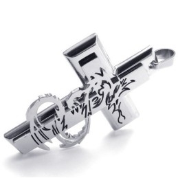 Design Moderno E Cores Brilhantes Para Ter Uma Longa História Pingente De Cruz De Titânio