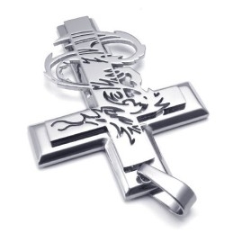 Design Moderno E Cores Brilhantes Para Ter Uma Longa História Pingente De Cruz De Titânio