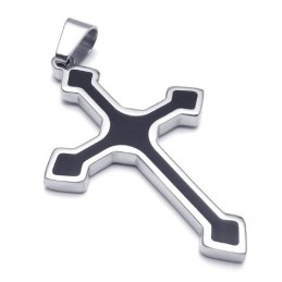 Pingente De Cruz De Titânio De Qualidade Superior, Formato Elegante, Cor Brilhante