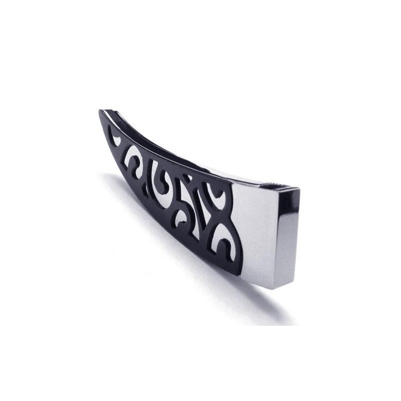 Colar Com Pingente De Titânio Puro Black Lance Masculino 6588 Colar Com Pingente De Titânio Puro Black Lance Masculino 6588