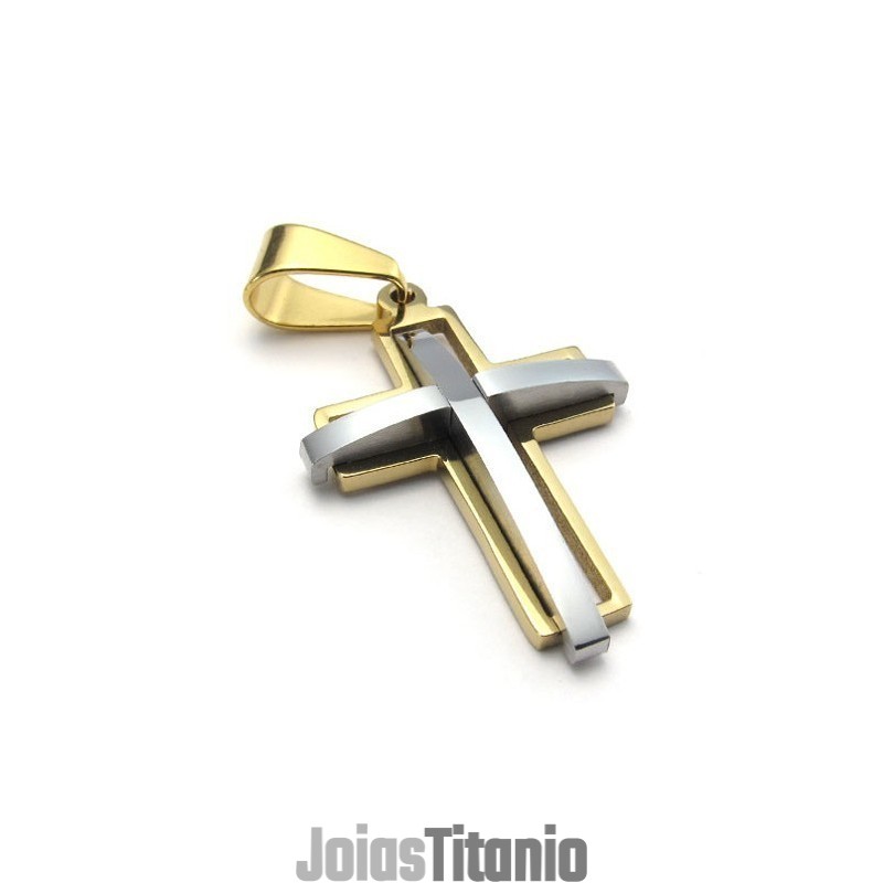 Design Atraente, Cores Brilhantes E Bem Conhecido Por Sua Alta Qualidade, Pingente De Cruz De Titânio