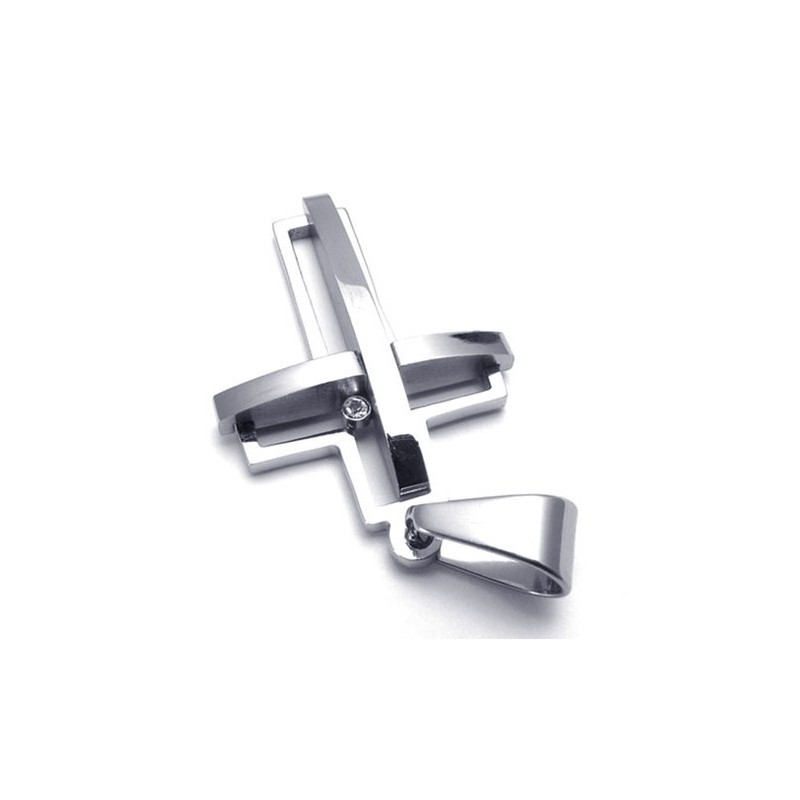 Para Sua Seleção De Cores Brilhantes Para Ter Uma Longa História, Pingente De Cruz De Titânio