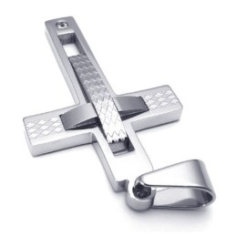 Construção Racional Brilho De Cor Qualidade Superior Pingente Cruz De Titânio