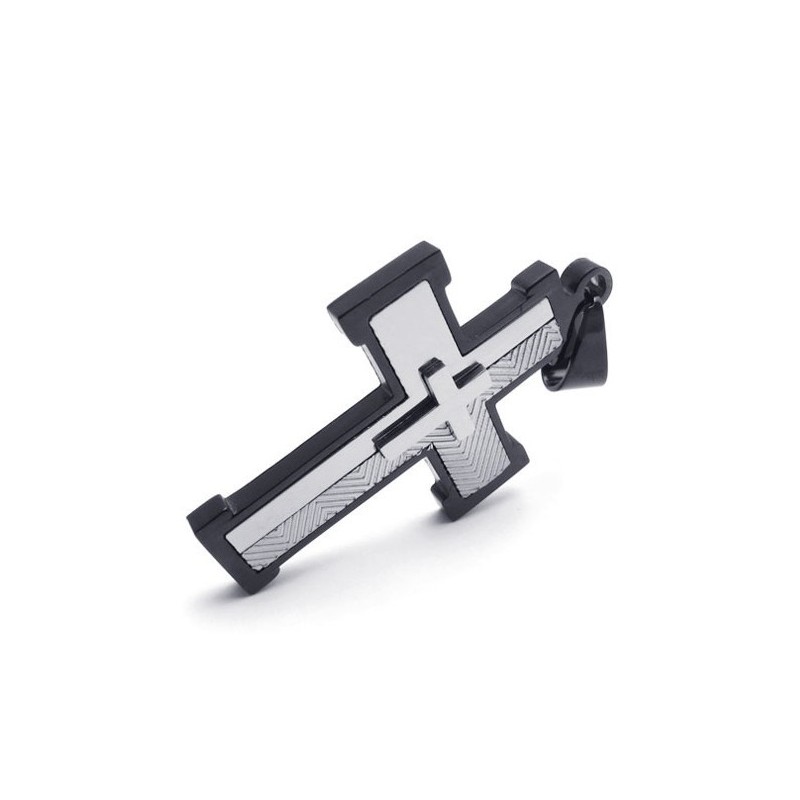 Fabricação Habilidosa E Cores Brilhantes Para Ganhar Elogios Calorosos Dos Clientes Pingente De Cruz De Titânio