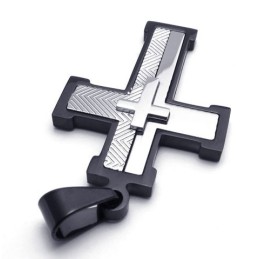 Fabricação Habilidosa E Cores Brilhantes Para Ganhar Elogios Calorosos Dos Clientes Pingente De Cruz De Titânio