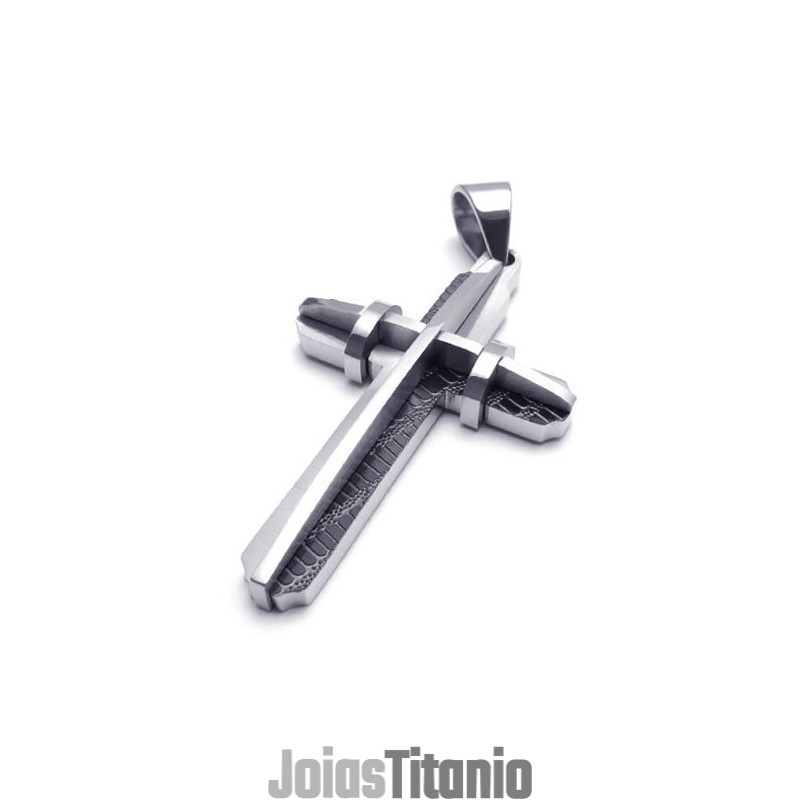 Design Profissional, Brilho De Cores Para Ter Uma Reputação Duradoura, Pingente De Cruz De Titânio