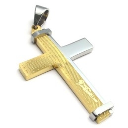 Design Moderno E Cores Brilhantes Para Ter Uma Reputação Duradoura Pingente De Cruz De Titânio