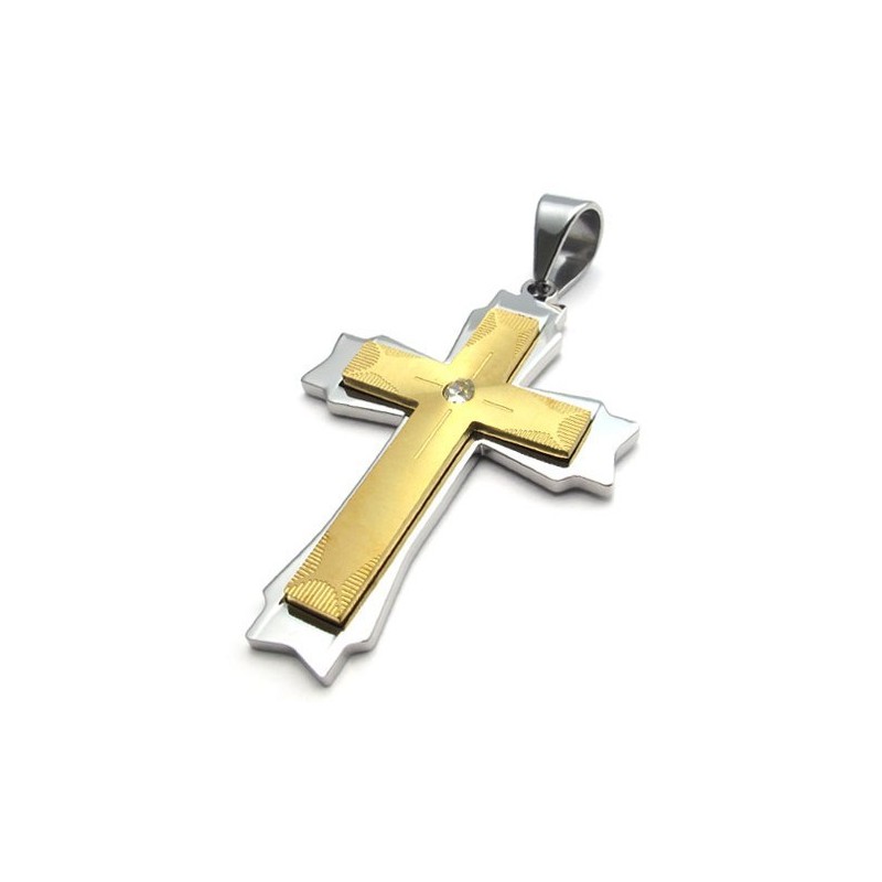 Pingente De Cruz De Titânio Com Design Bonito, Cores Brilhantes E Qualidade Confiável Pingente De Cruz De Titânio Com Design Bonito, Cores Brilhantes E Qualidade Confiável