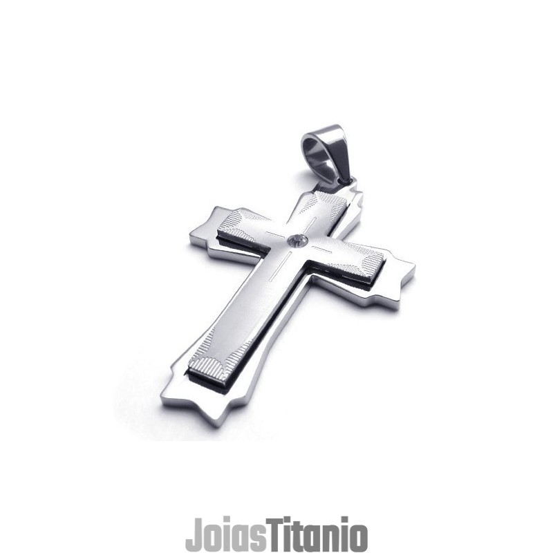 Para Sua Seleção Cor Brilho Confiável Qualidade Pingente De Cruz De Titânio