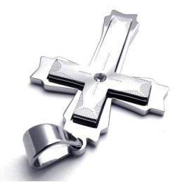 Para Sua Seleção Cor Brilho Confiável Qualidade Pingente De Cruz De Titânio