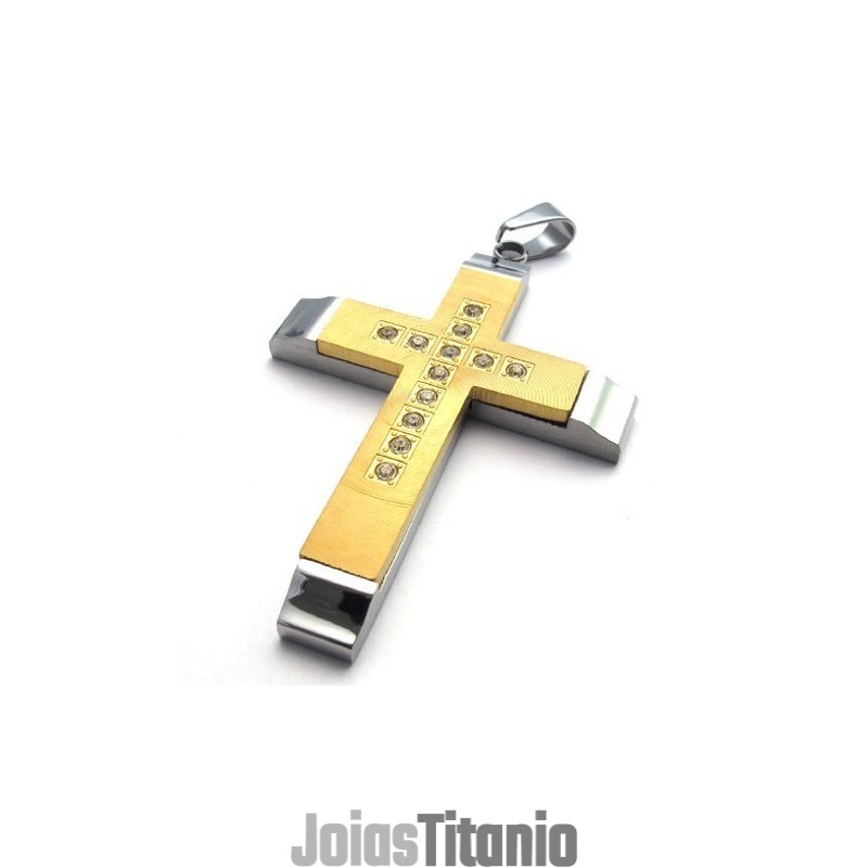 Lindo Design, Cor Brilhante, Qualidade Superior, Pingente De Cruz De Titânio