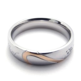 Anel De Titânio Com Design Bonito, Cor Brilhante E Qualidade Superior